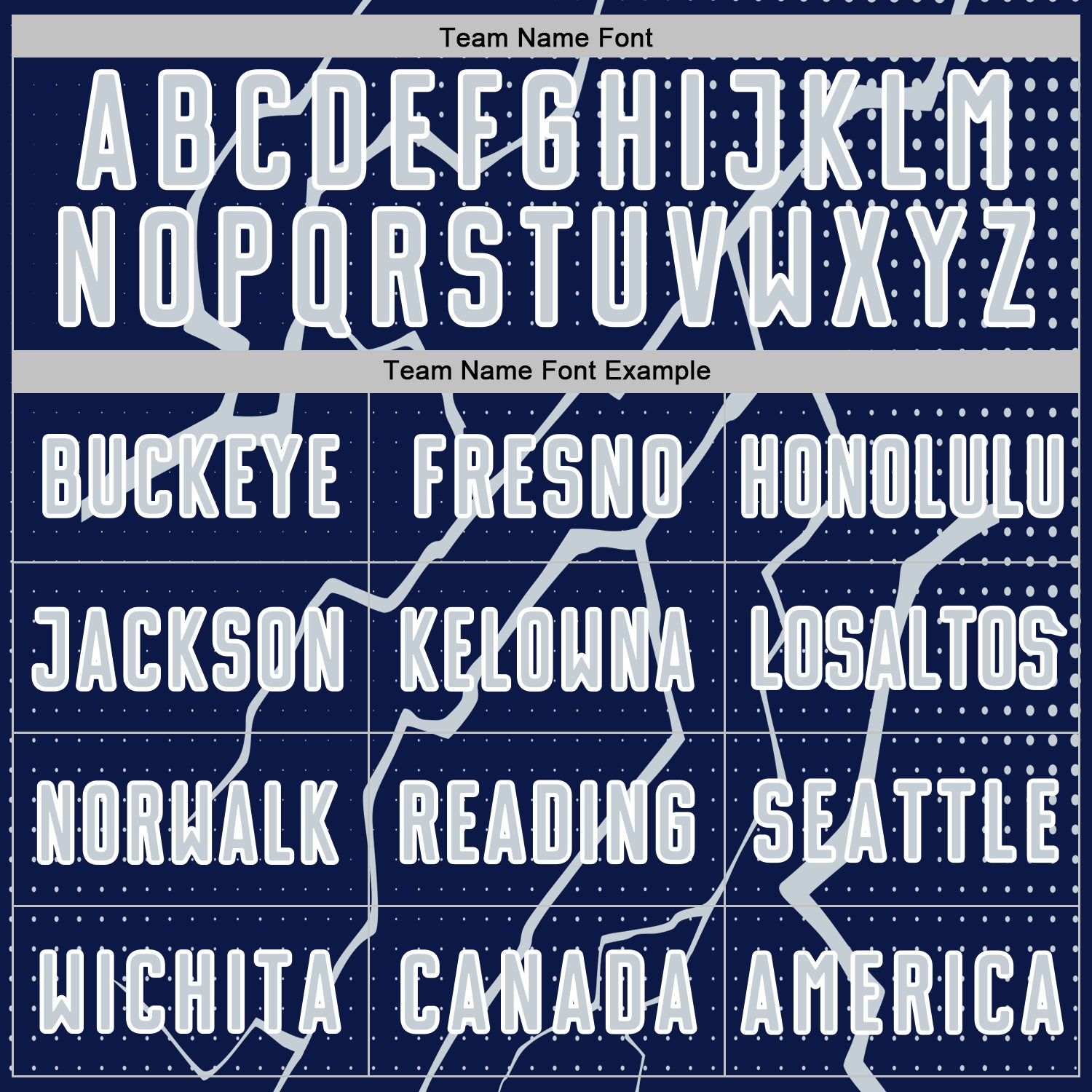 Custom Navy Silver-White Lightning Sports Sublimation Soccer Uniform Jersey