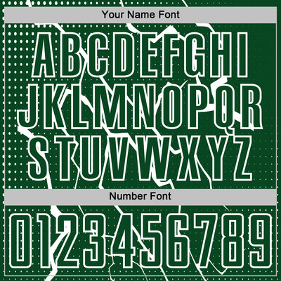 Custom Green White Lightning Sports Sublimation Soccer Uniform Jersey