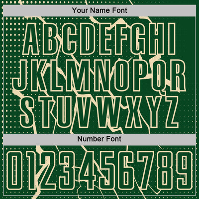 Custom Green Cream Lightning Sports Sublimation Soccer Uniform Jersey