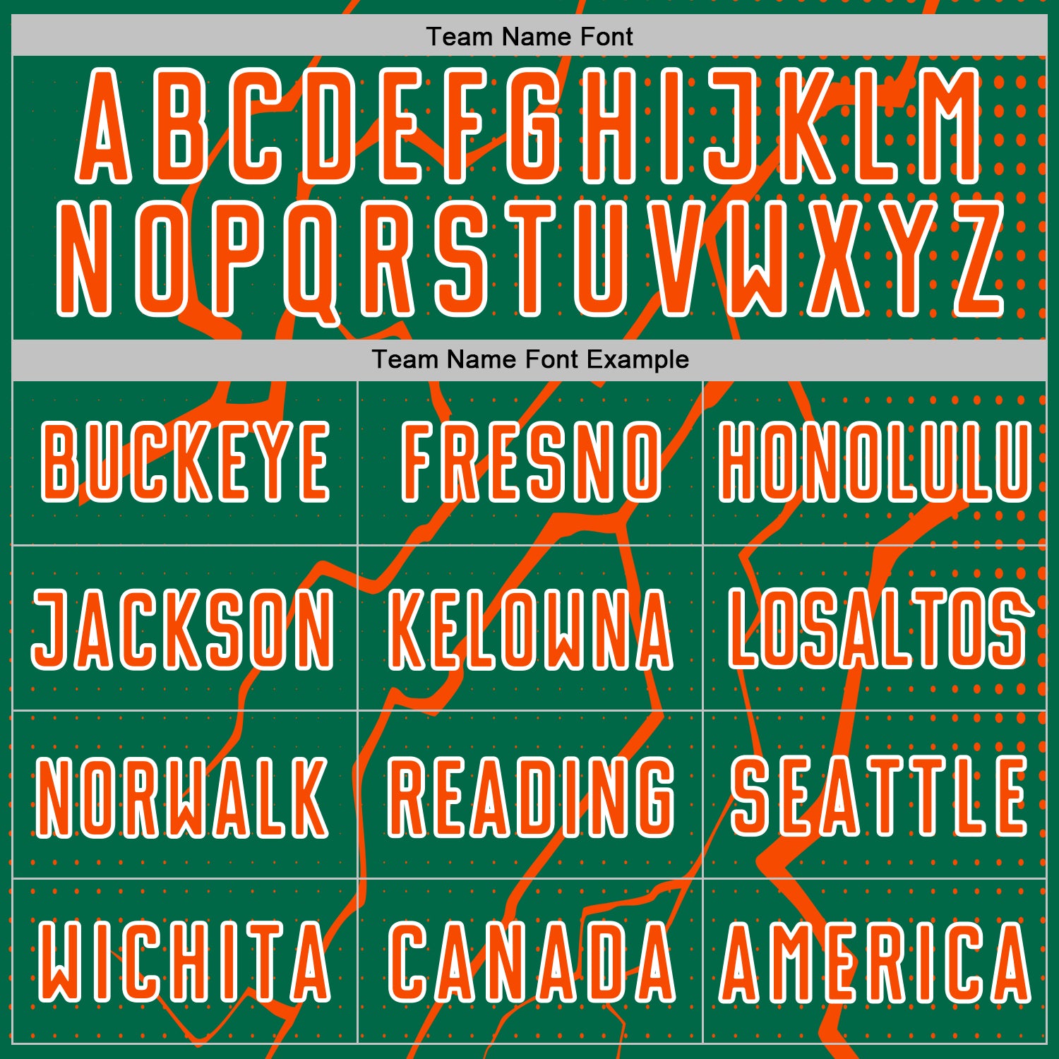 Custom Kelly Green Orange-White Lightning Sports Sublimation Soccer Uniform Jersey