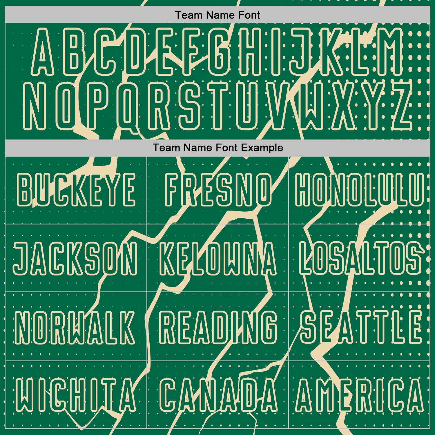 Custom Kelly Green Cream Lightning Sports Sublimation Soccer Uniform Jersey