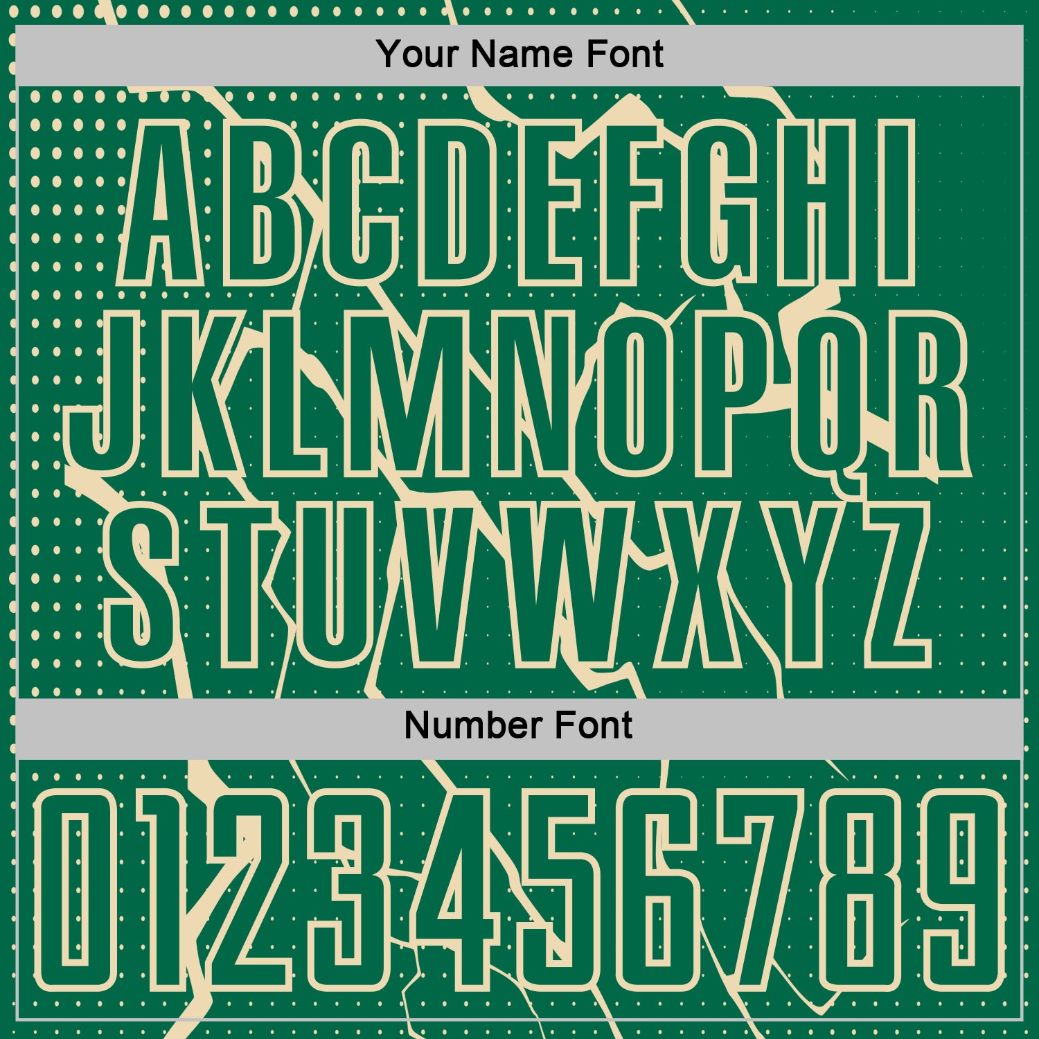 Custom Kelly Green Cream Lightning Sports Sublimation Soccer Uniform Jersey