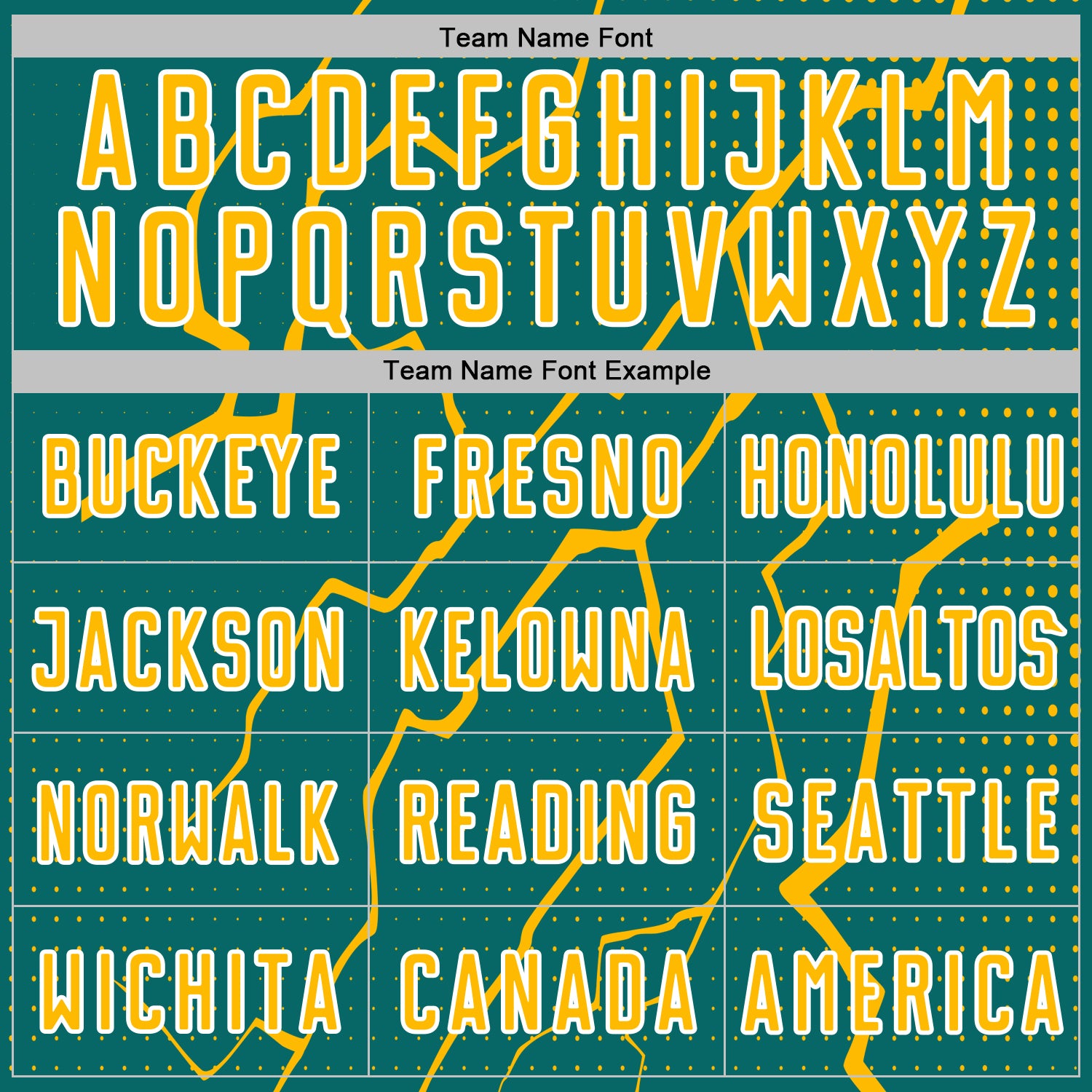 Custom Teal Gold-White Lightning Sports Sublimation Soccer Uniform Jersey