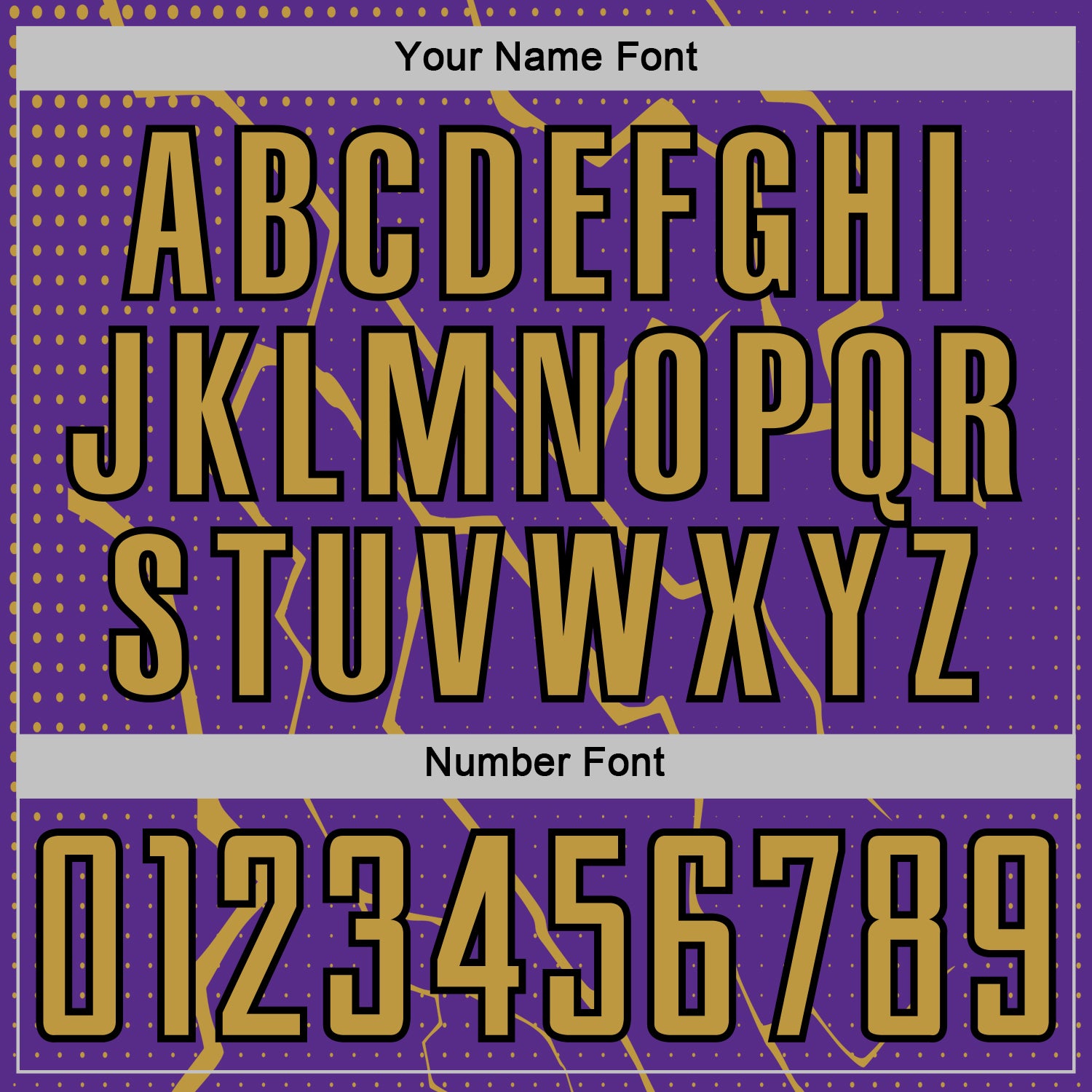 Custom Purple Old Gold-Black Lightning Sports Sublimation Soccer Uniform Jersey