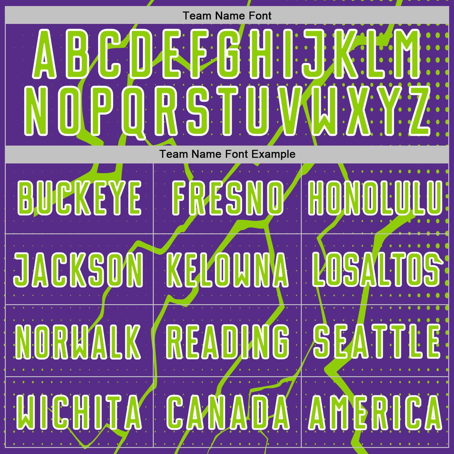 Custom Purple Neon Green-White Lightning Sports Sublimation Soccer Uniform Jersey