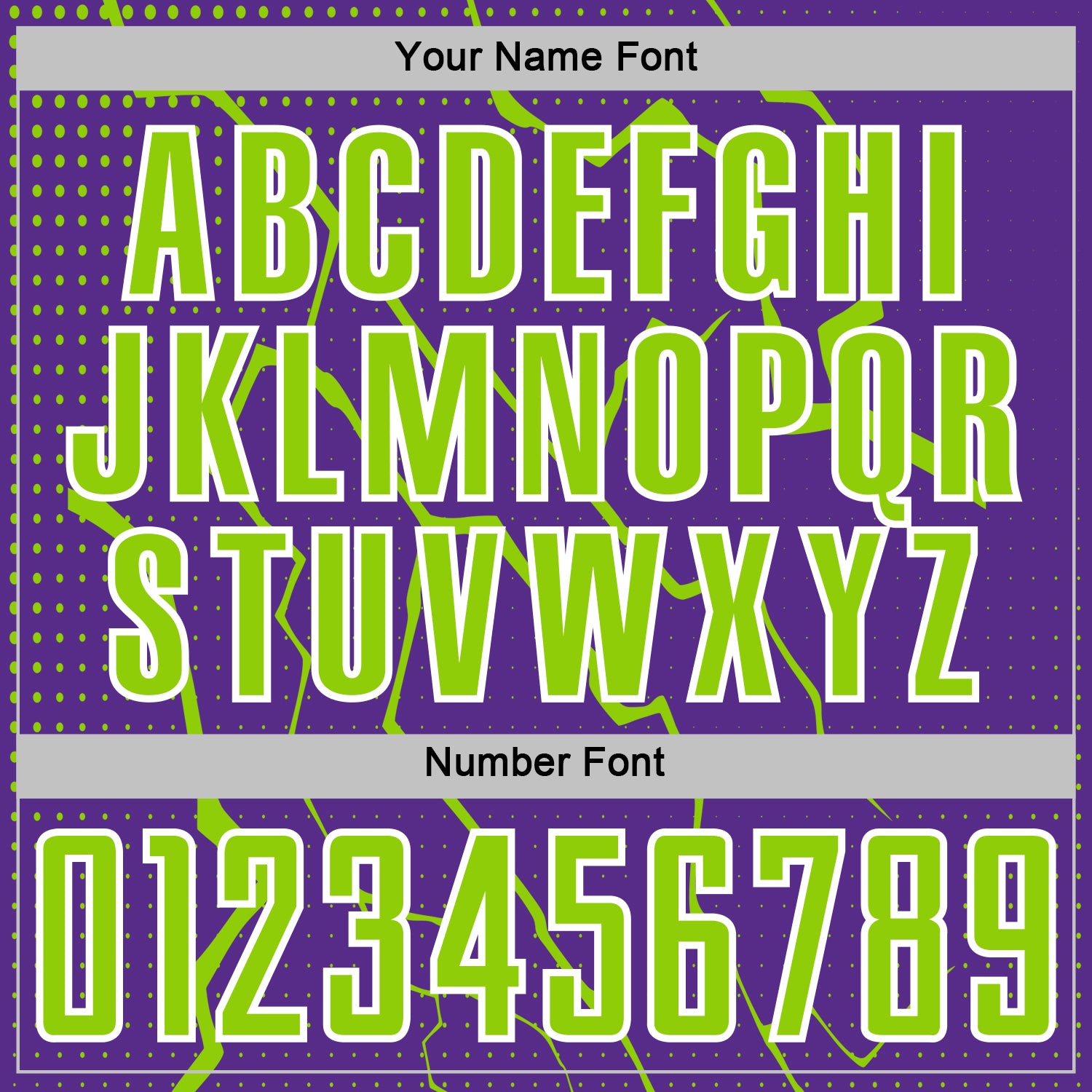 Custom Purple Neon Green-White Lightning Sports Sublimation Soccer Uniform Jersey