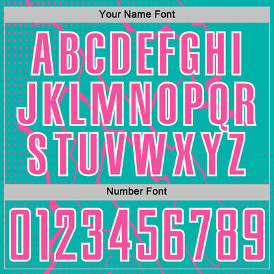 Custom Aqua Pink-White Lightning Sports Sublimation Soccer Uniform Jersey