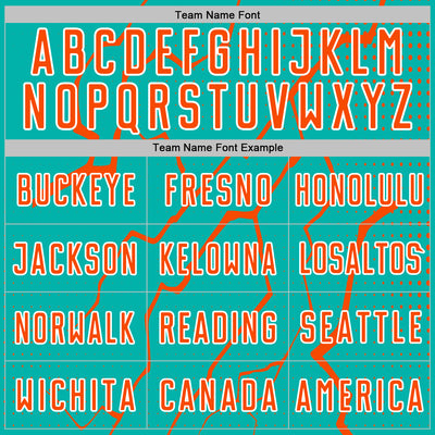 Custom Aqua Orange-White Lightning Sports Sublimation Soccer Uniform Jersey