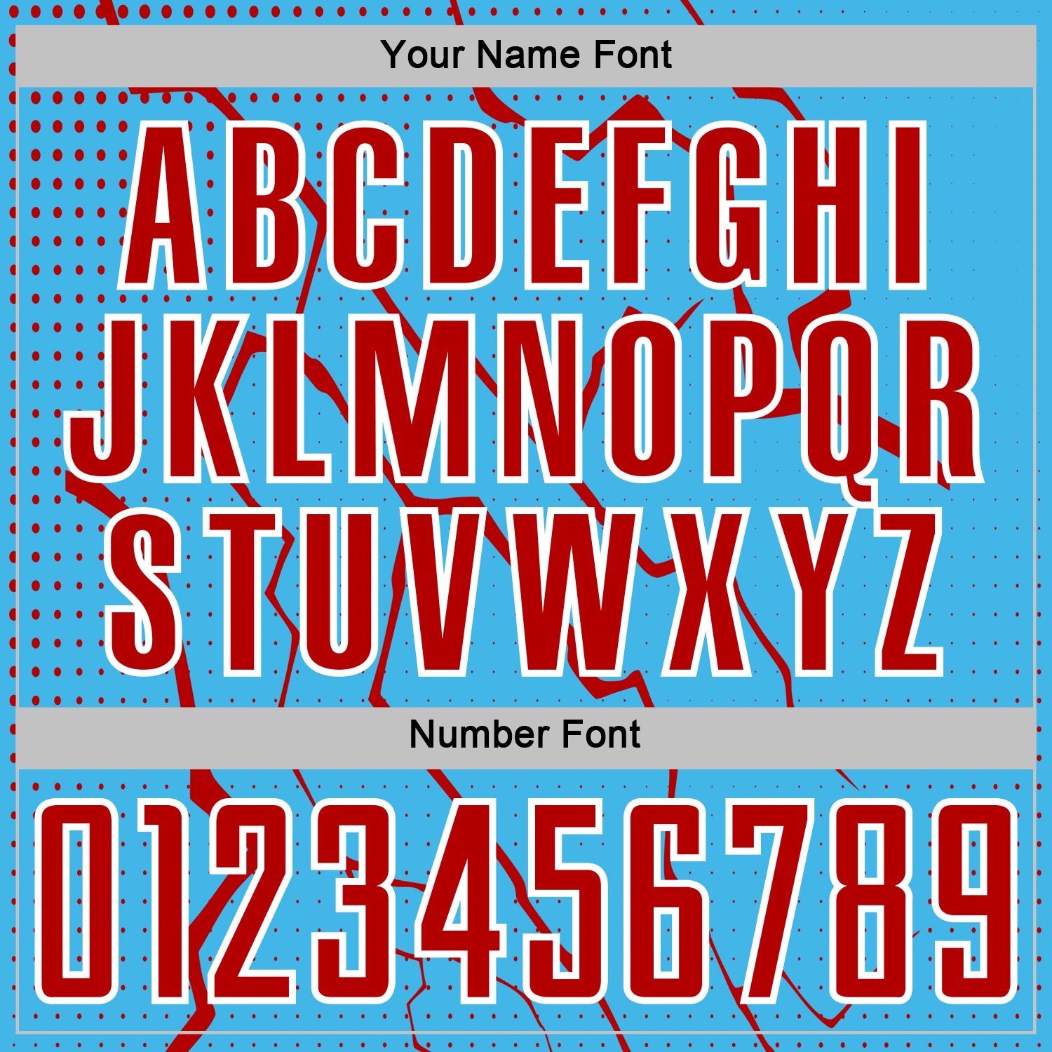 Custom Sky Blue Red-White Lightning Sports Sublimation Soccer Uniform Jersey