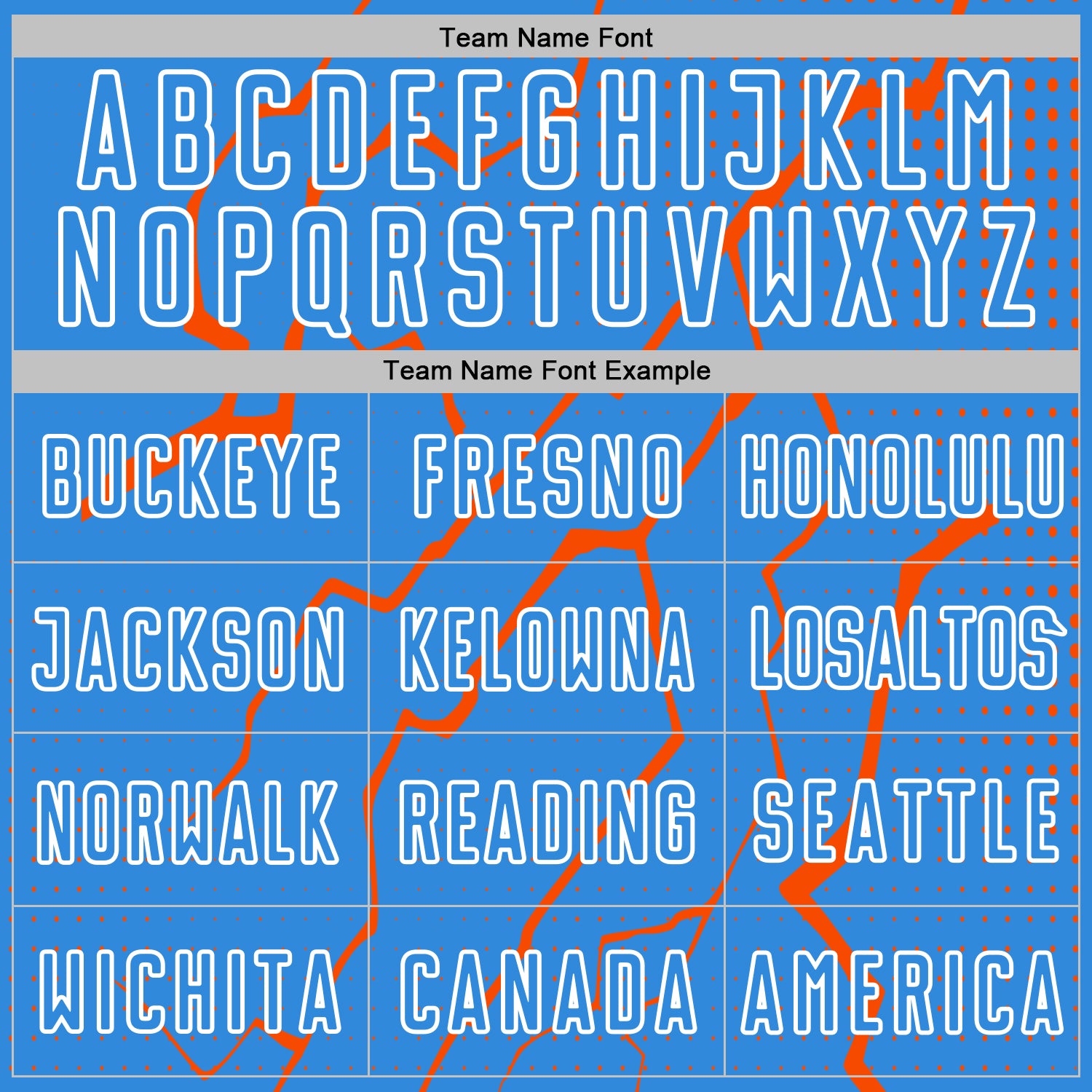 Custom Powder Blue Orange-White Lightning Sports Sublimation Soccer Uniform Jersey