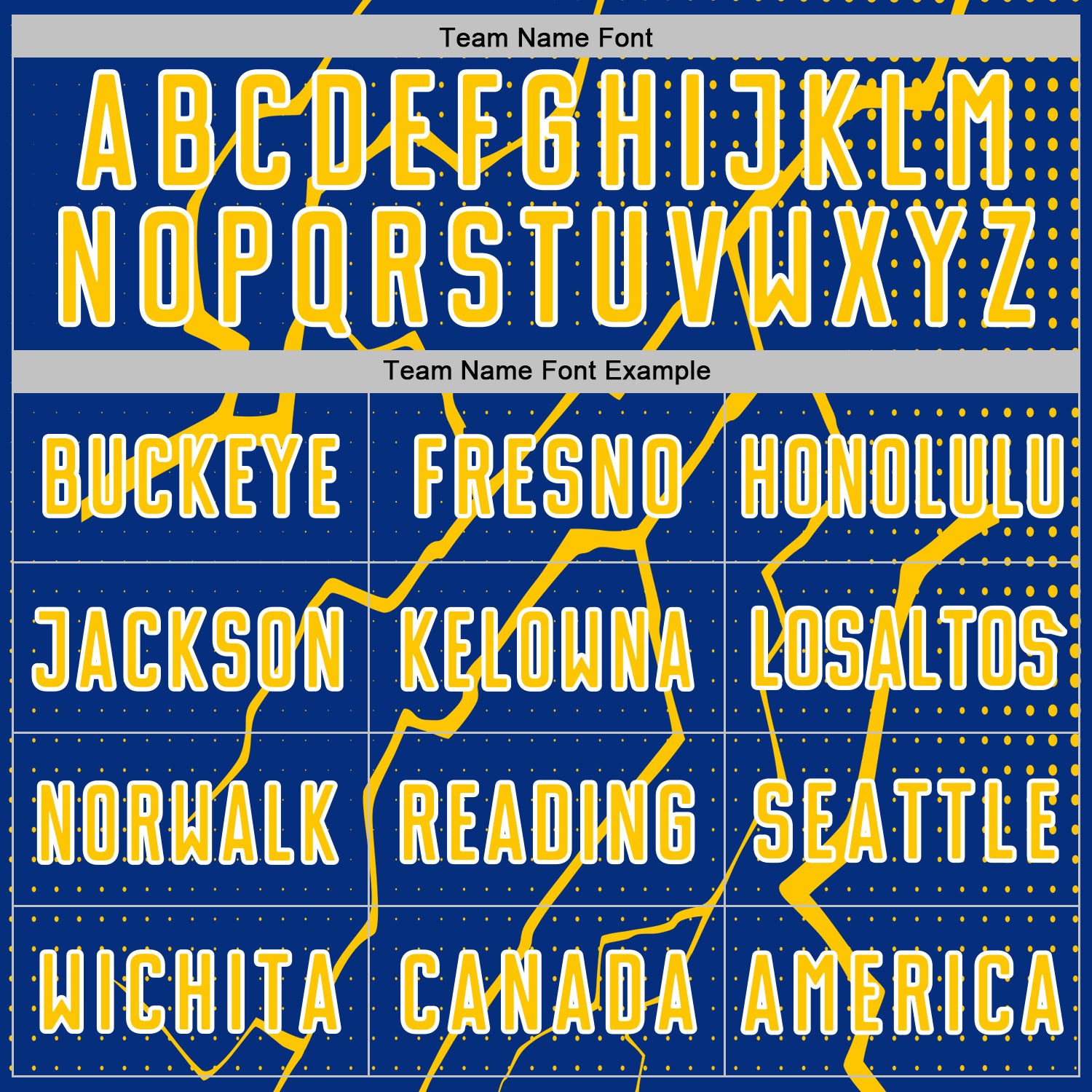 Custom Royal Yellow-White Lightning Sports Sublimation Soccer Uniform Jersey