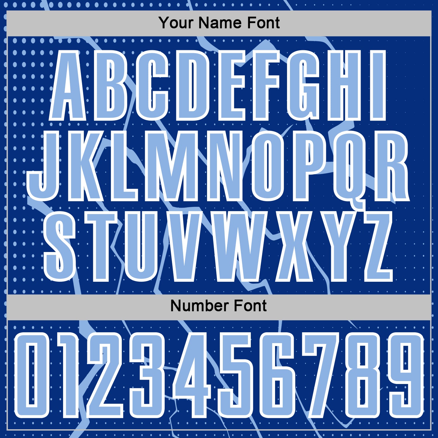 Custom Royal Light Blue-White Lightning Sports Sublimation Soccer Uniform Jersey