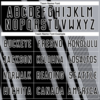 Custom Gray Black-White Lines Sports Sublimation Soccer Uniform Jersey