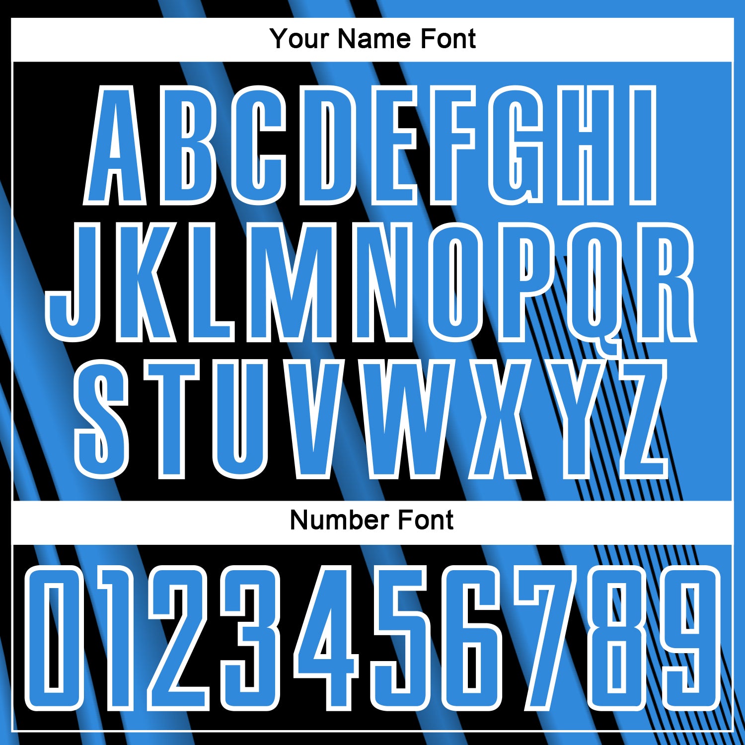 Custom Powder Blue Black-White Lines Sports Sublimation Soccer Uniform Jersey