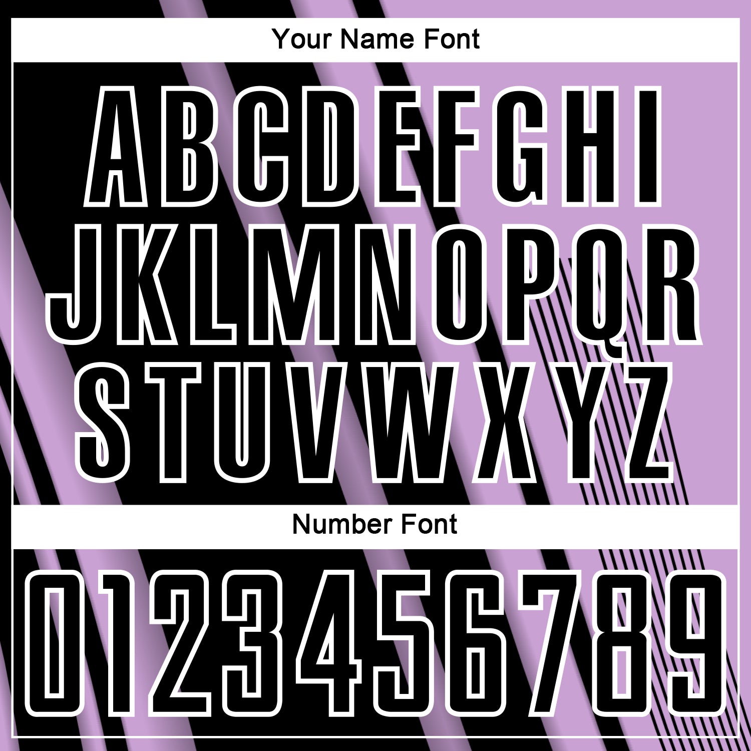 Custom Light Purple Black-White Lines Sports Sublimation Soccer Uniform Jersey