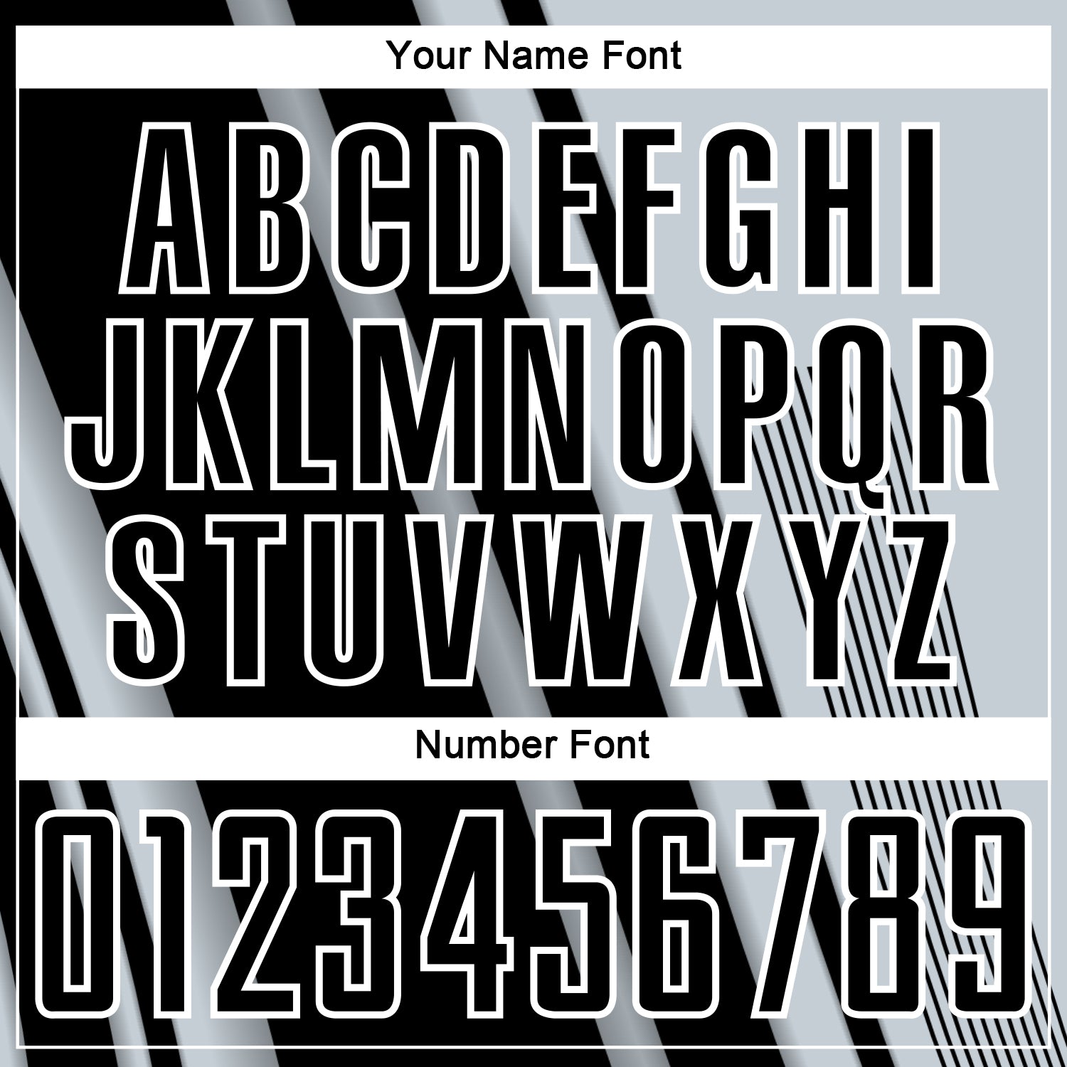 Custom Silver Black-White Lines Sports Sublimation Soccer Uniform Jersey