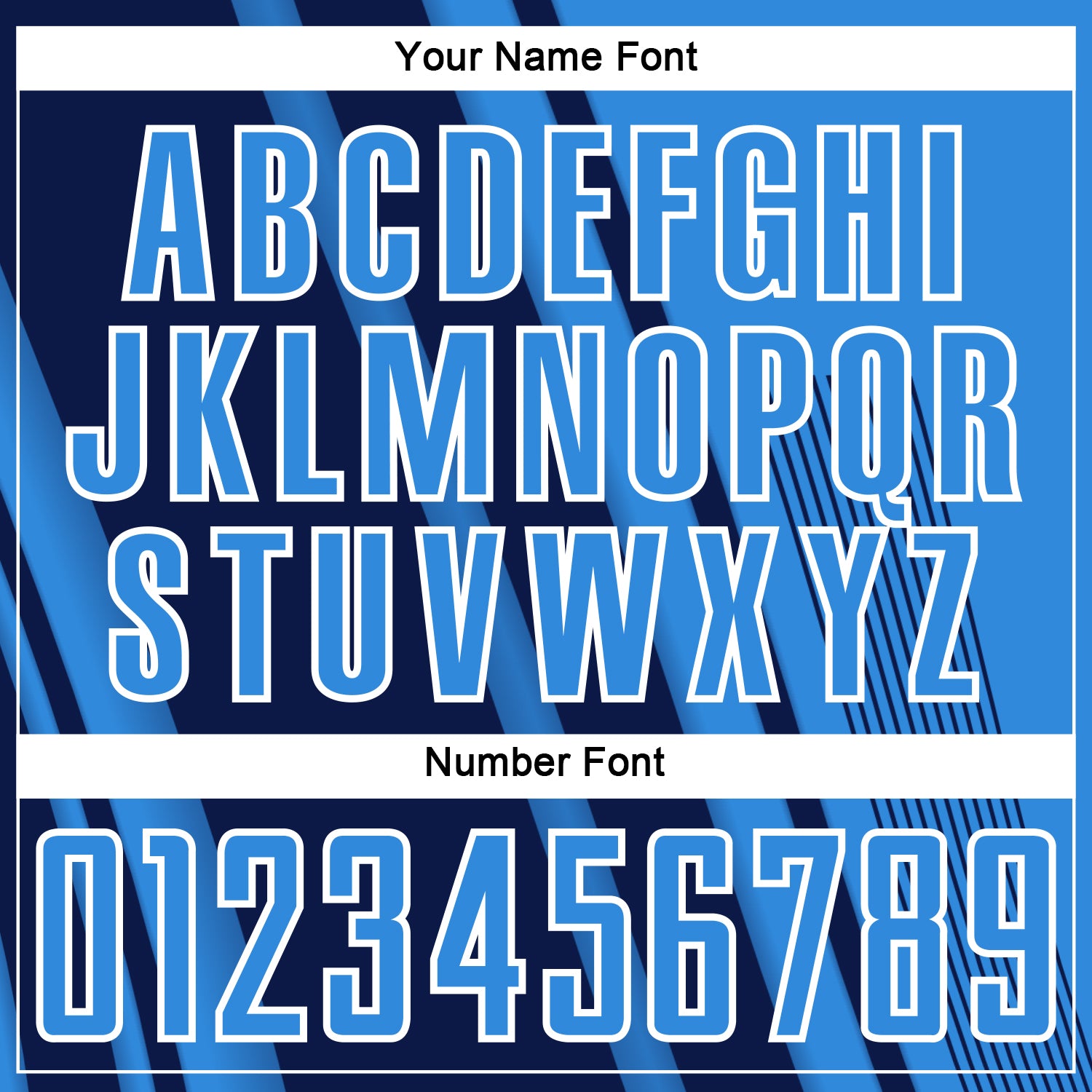 Custom Powder Blue Navy-White Lines Sports Sublimation Soccer Uniform Jersey