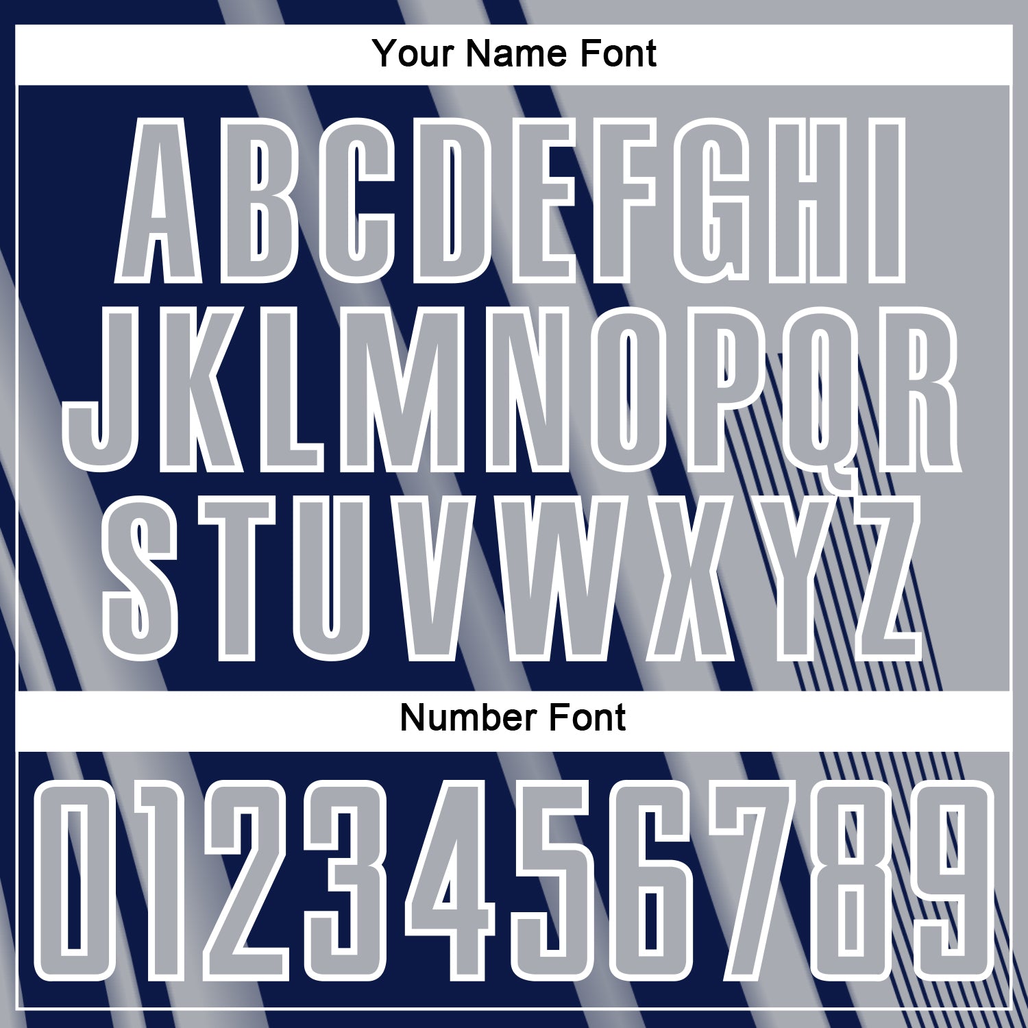 Custom Gray Navy-White Lines Sports Sublimation Soccer Uniform Jersey