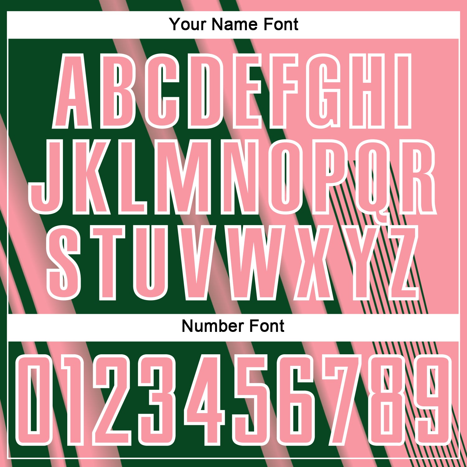 Custom Medium Pink Green-White Lines Sports Sublimation Soccer Uniform Jersey