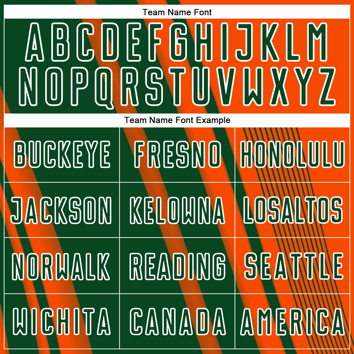 Custom Orange Green-White Lines Sports Sublimation Soccer Uniform Jersey