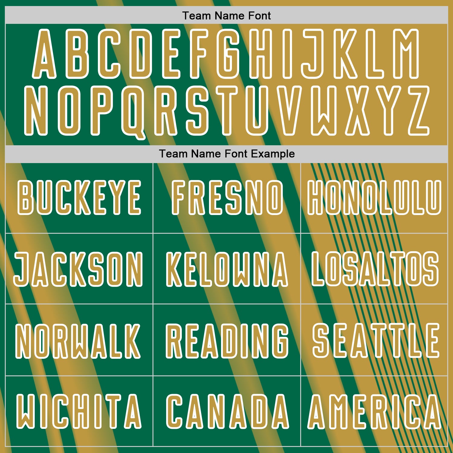 Custom Old Gold Kelly Green-White Lines Sports Sublimation Soccer Uniform Jersey