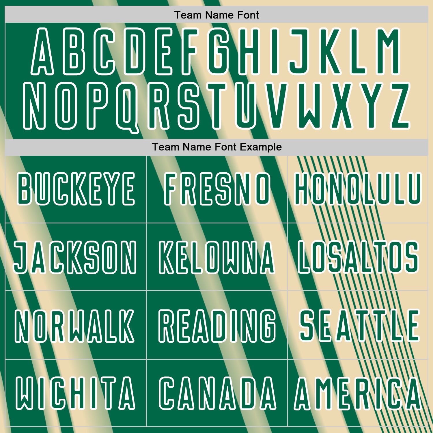 Custom Cream Kelly Green-White Lines Sports Sublimation Soccer Uniform Jersey