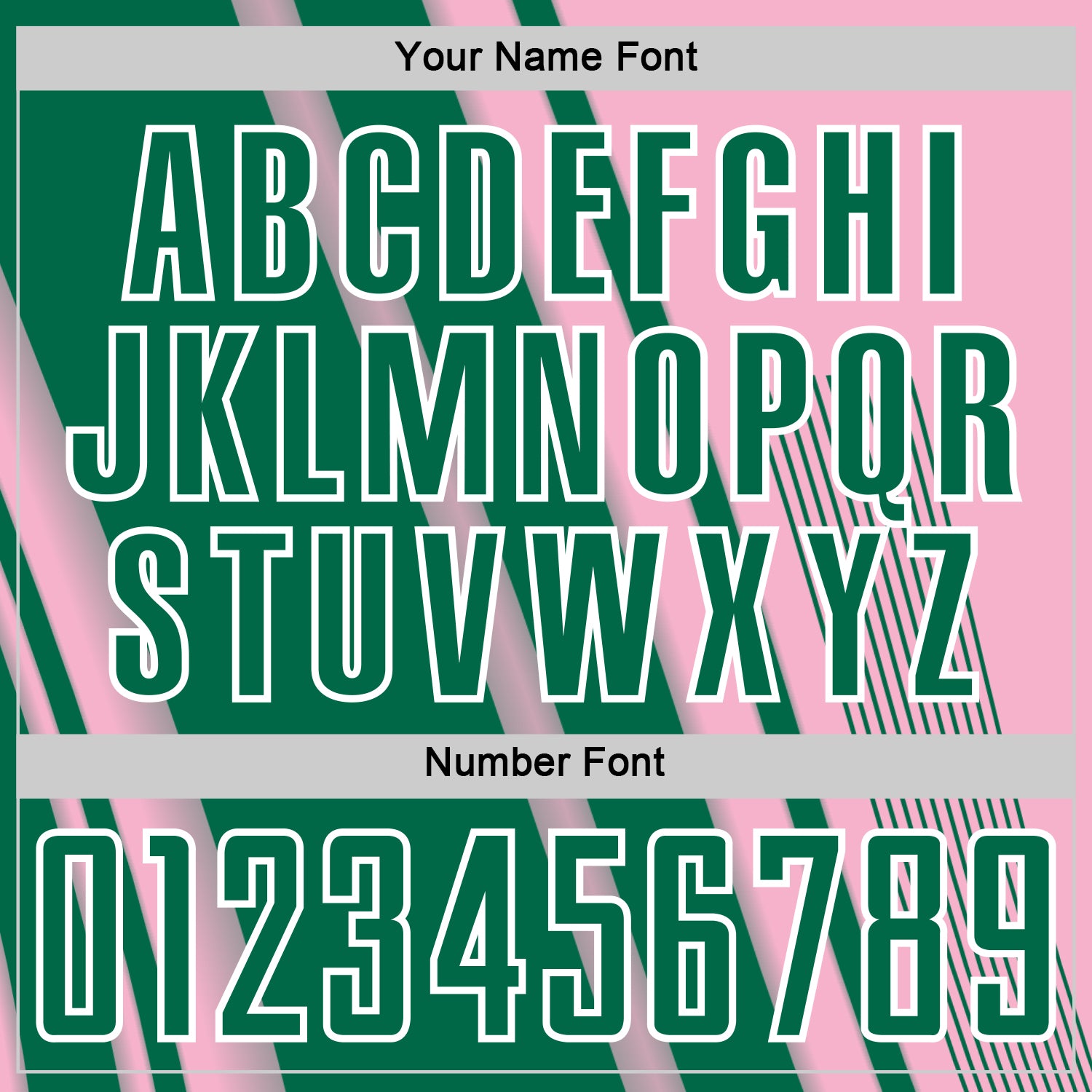 Custom Light Pink Kelly Green-White Lines Sports Sublimation Soccer Uniform Jersey