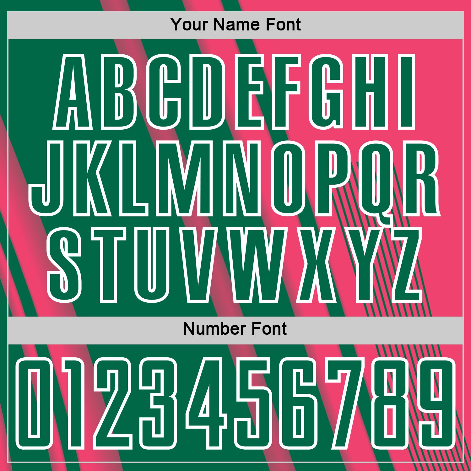 Custom Neon Pink Kelly Green-White Lines Sports Sublimation Soccer Uniform Jersey