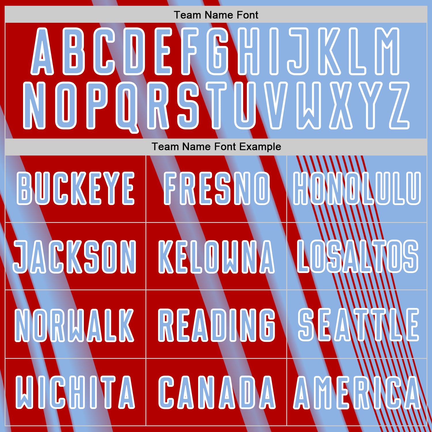 Custom Light Blue Red-White Lines Sports Sublimation Soccer Uniform Jersey