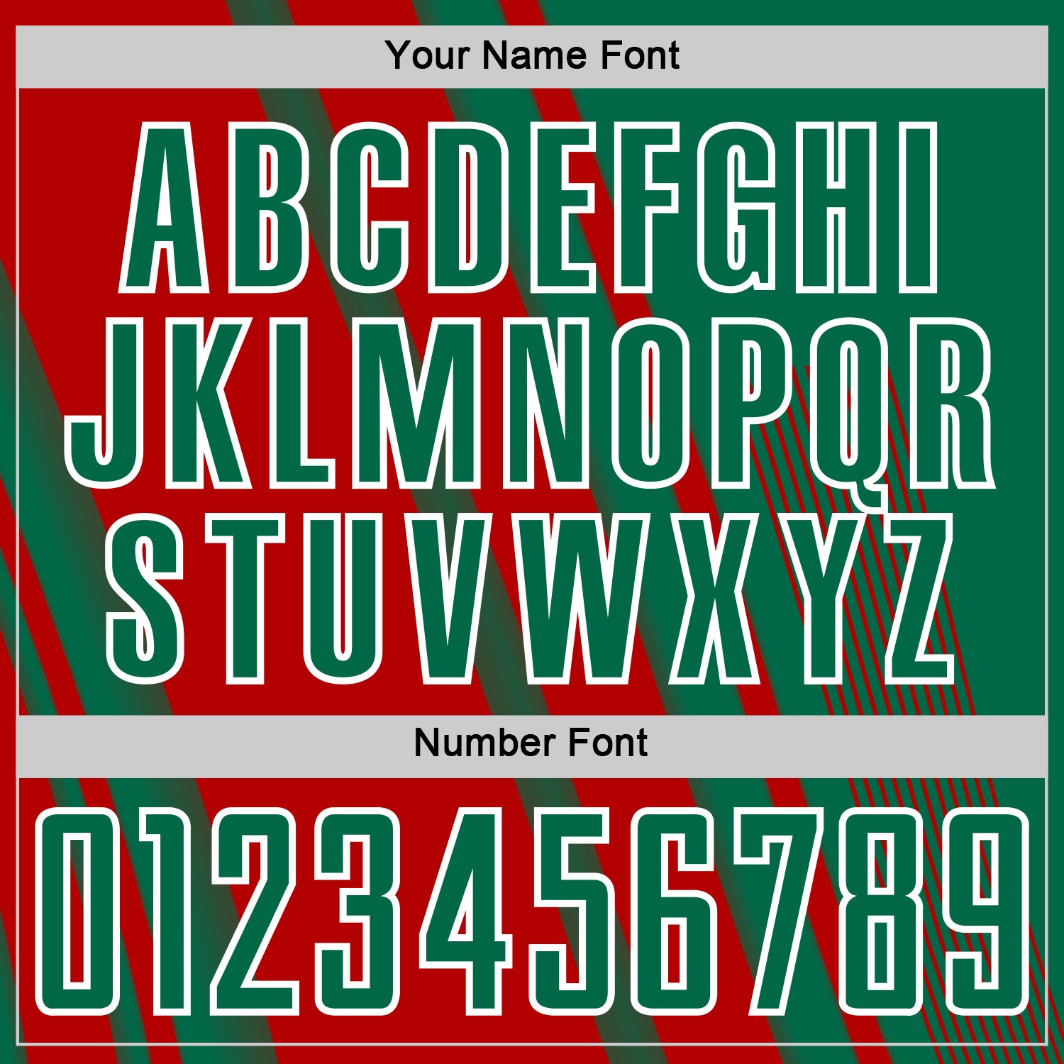 Custom Kelly Green Red-White Lines Sports Sublimation Soccer Uniform Jersey