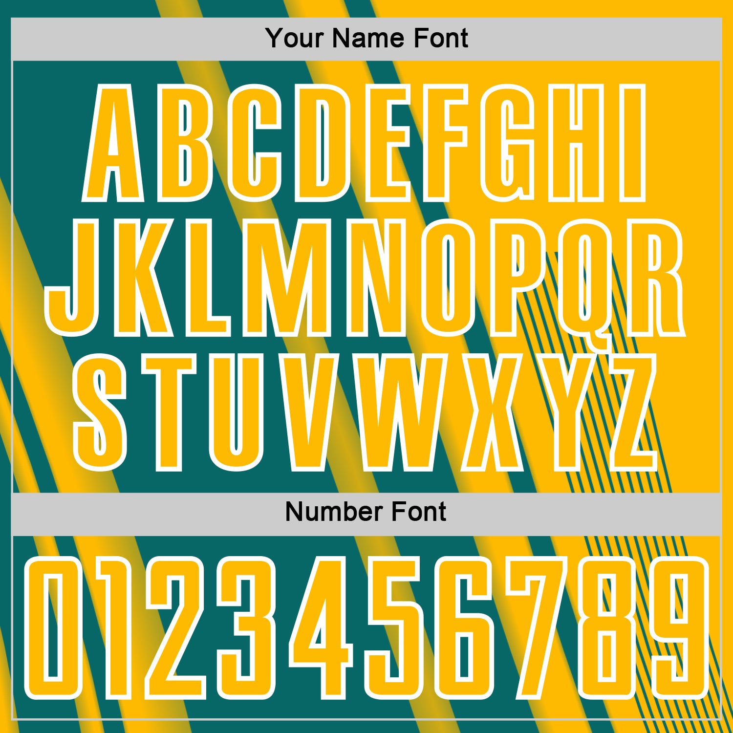 Custom Gold Teal-White Lines Sports Sublimation Soccer Uniform Jersey