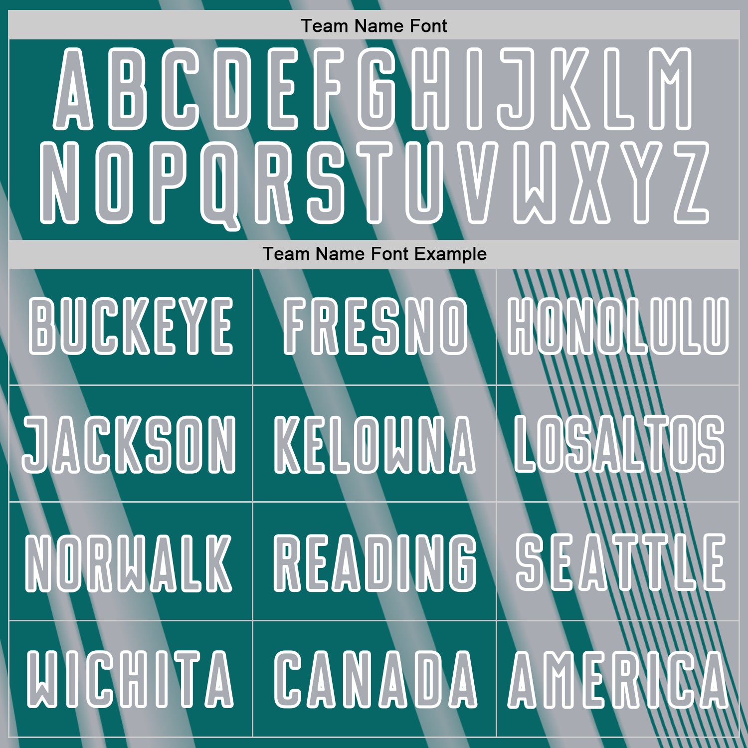 Custom Gray Teal-White Lines Sports Sublimation Soccer Uniform Jersey