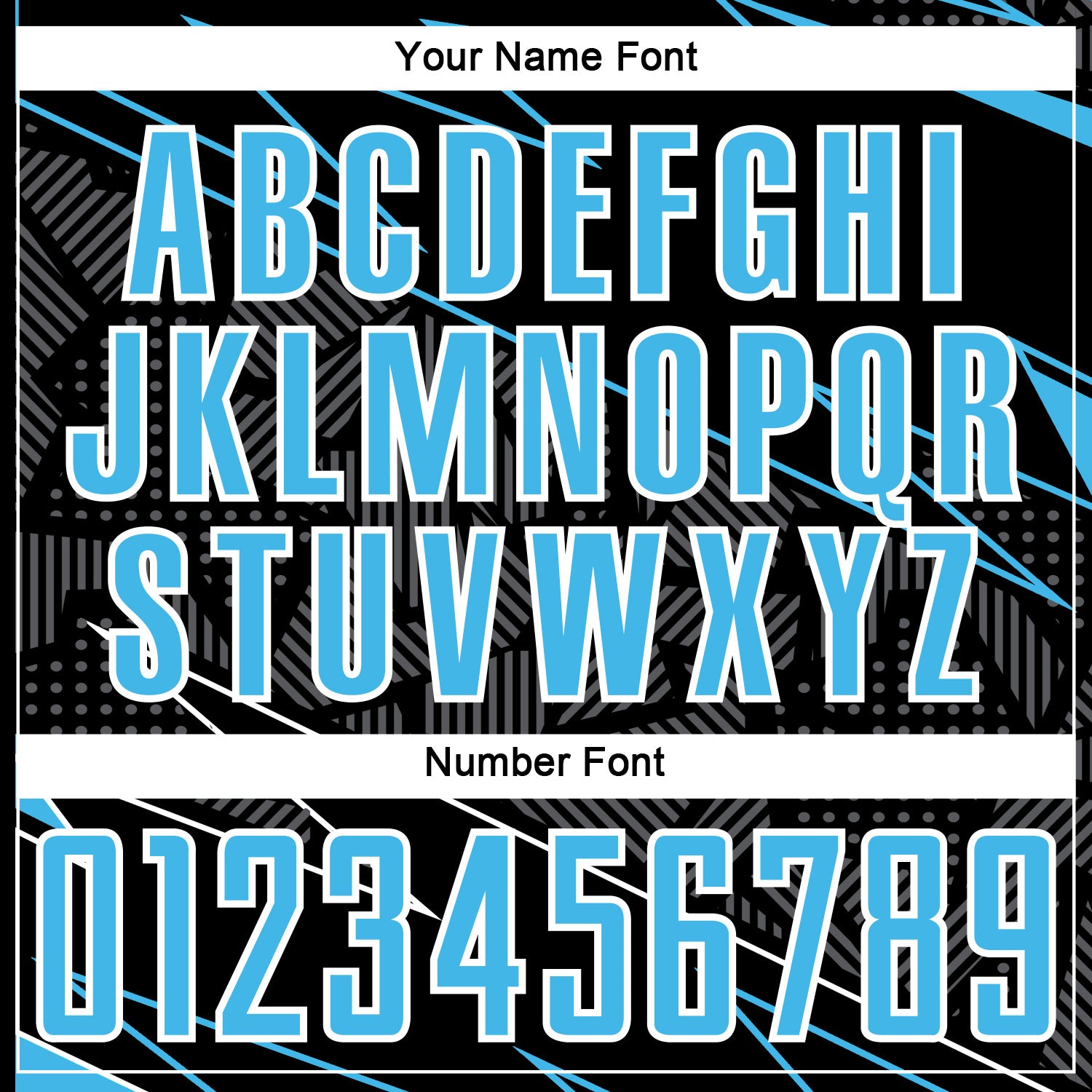 Custom Black Sky Blue-White Lines Sports Sublimation Soccer Uniform Jersey