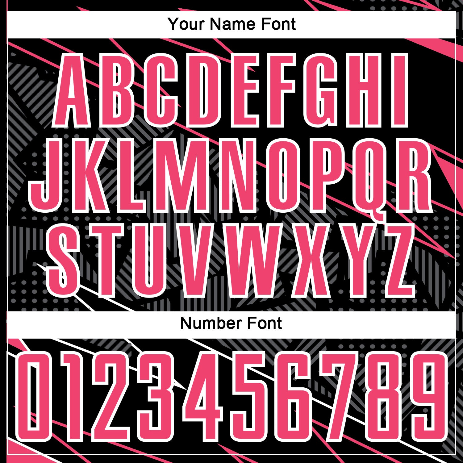 Custom Black Neon Pink-White Lines Sports Sublimation Soccer Uniform Jersey