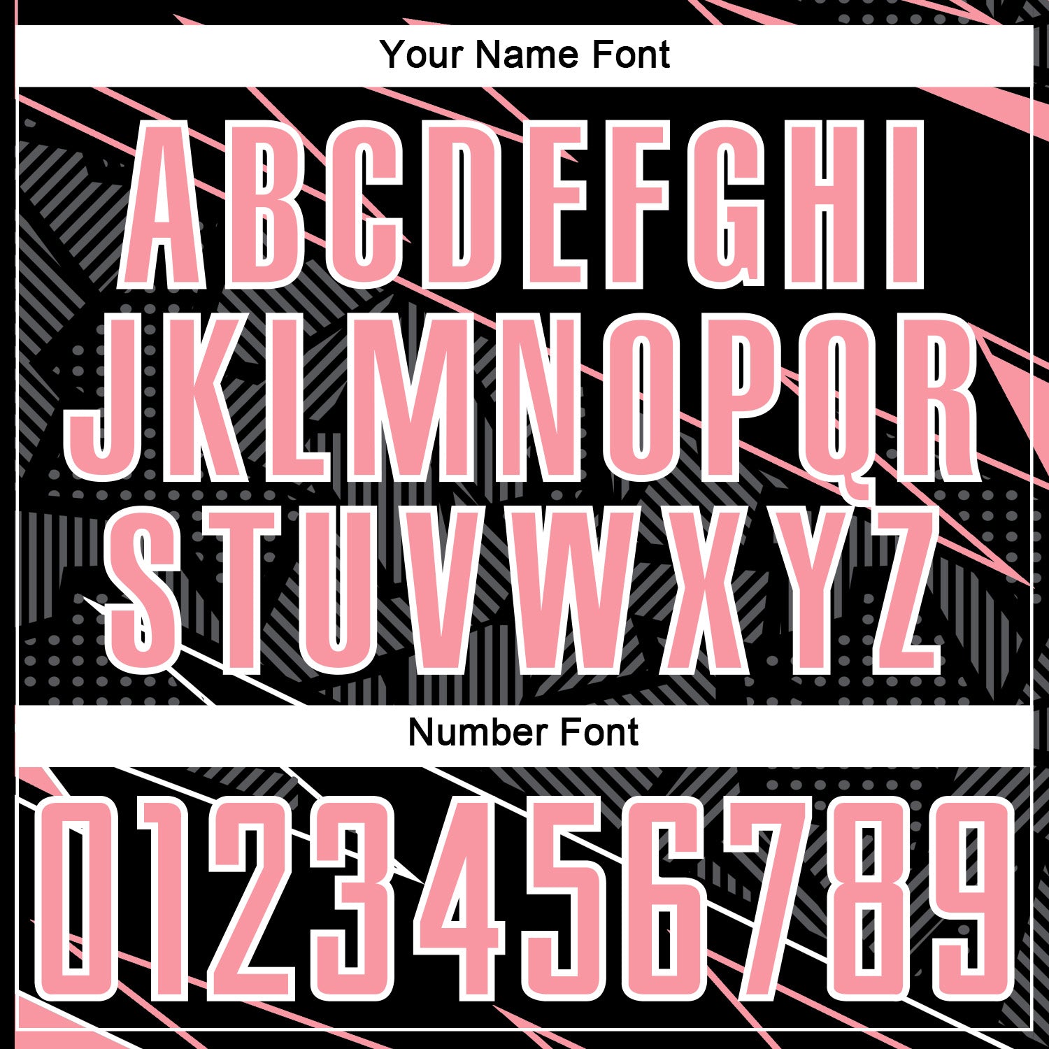 Custom Black Medium Pink-White Lines Sports Sublimation Soccer Uniform Jersey