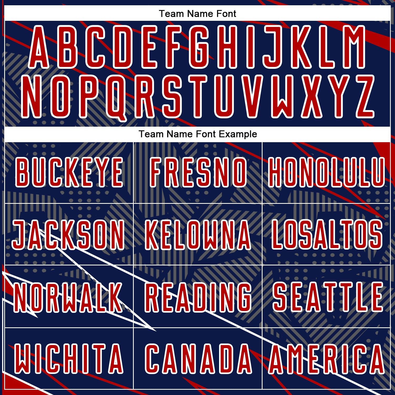 Custom Navy Red-White Lines Sports Sublimation Soccer Uniform Jersey