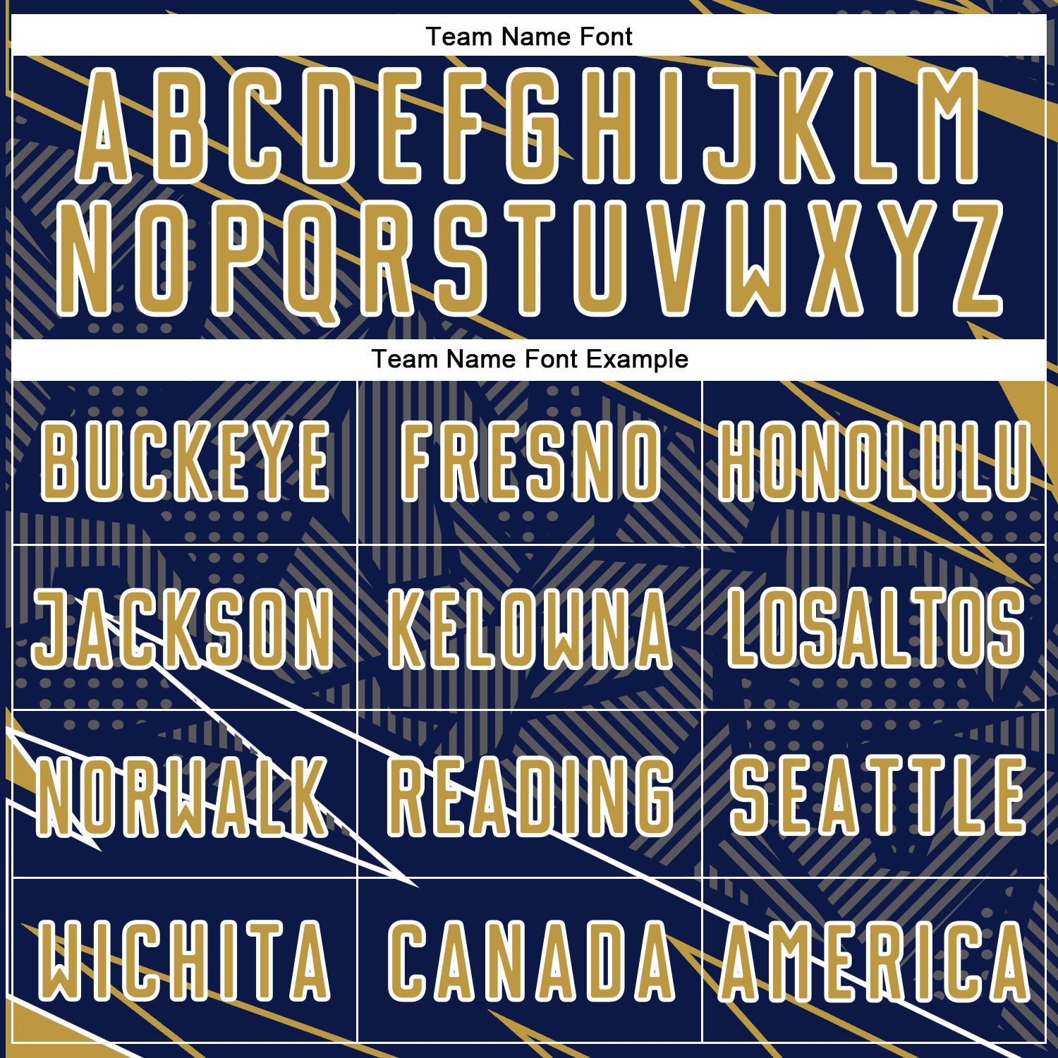 Custom Navy Old Gold-White Lines Sports Sublimation Soccer Uniform Jersey