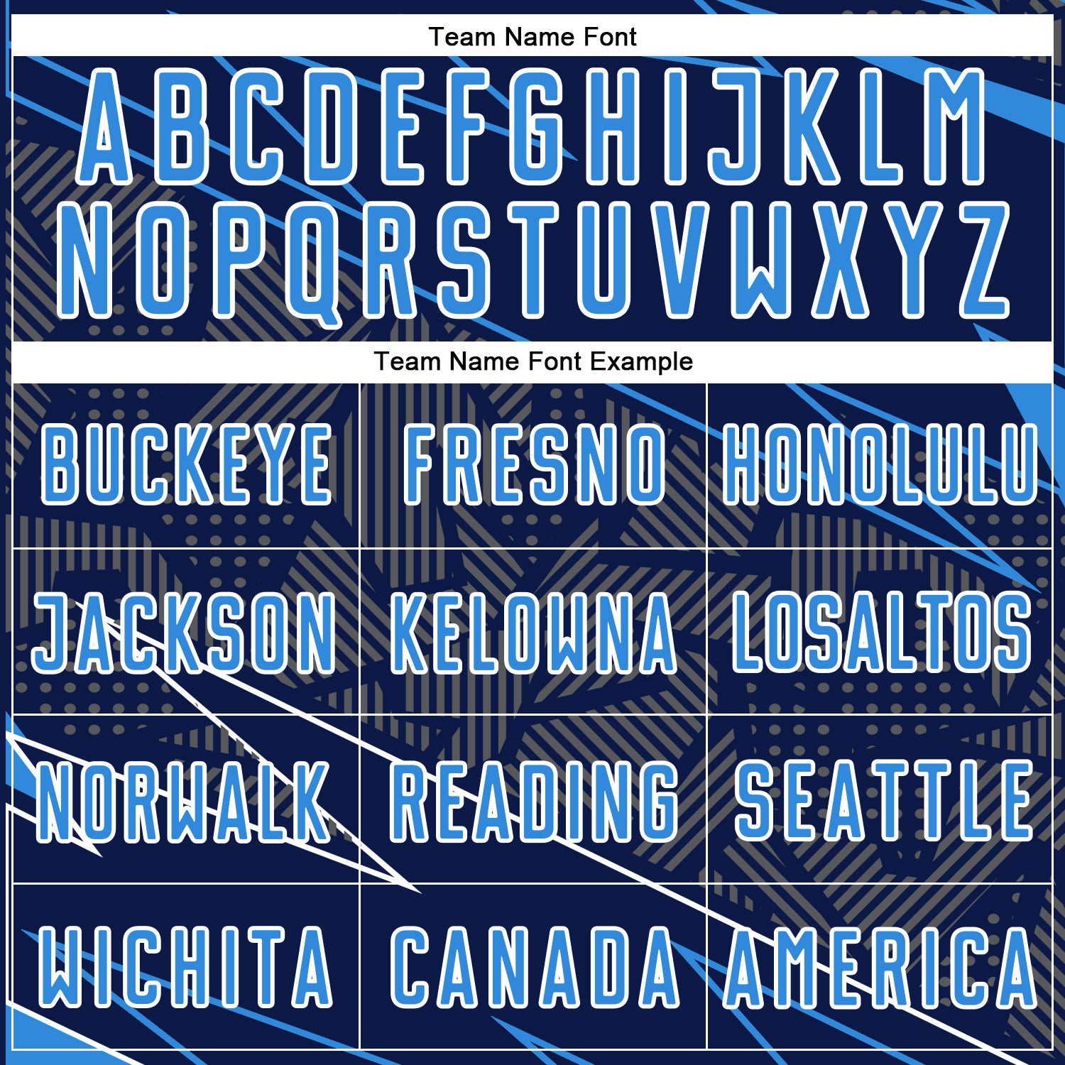 Custom Navy Powder Blue-White Lines Sports Sublimation Soccer Uniform Jersey