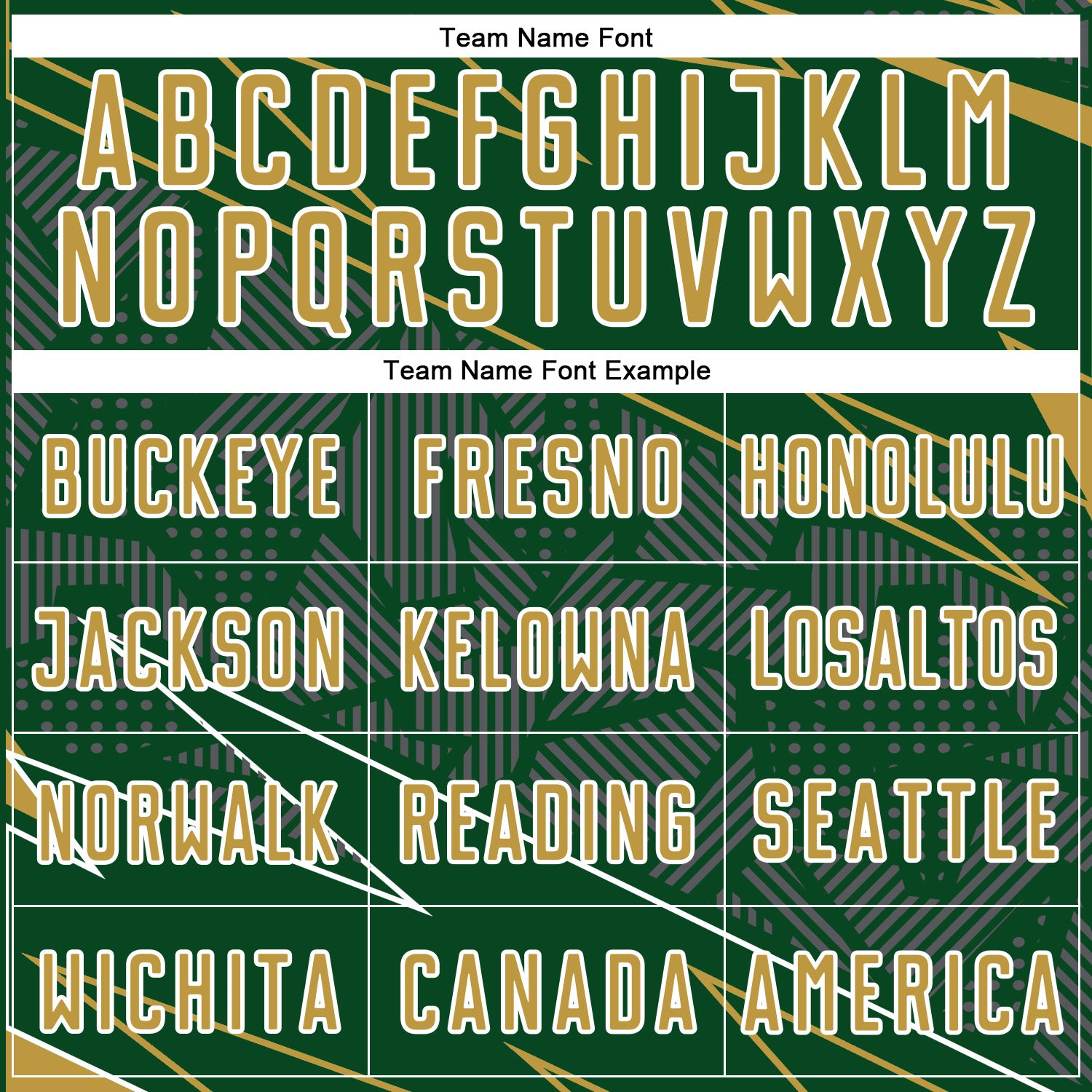 Custom Green Old Gold-White Lines Sports Sublimation Soccer Uniform Jersey