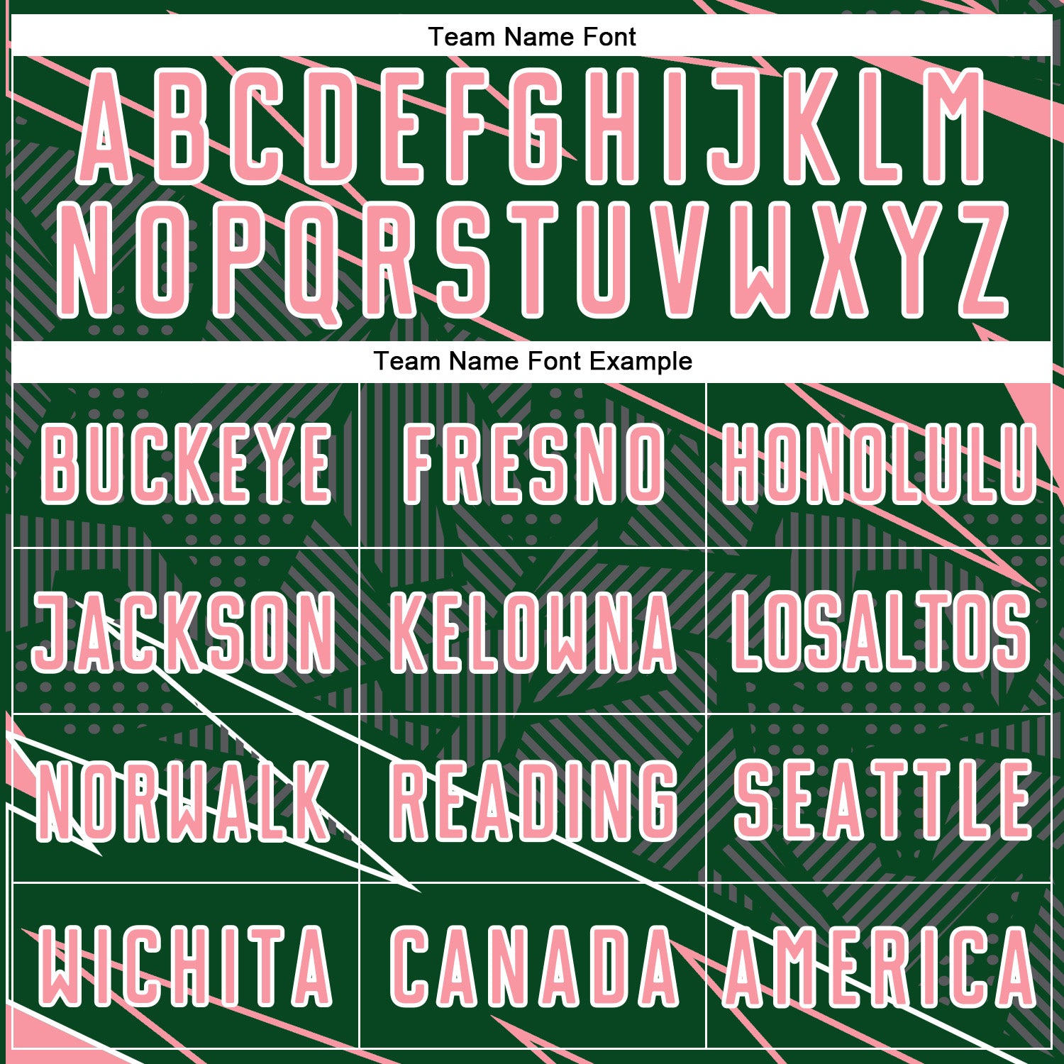 Custom Green Medium Pink-White Lines Sports Sublimation Soccer Uniform Jersey