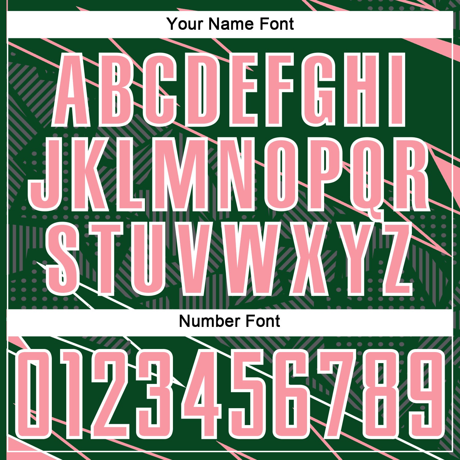 Custom Green Medium Pink-White Lines Sports Sublimation Soccer Uniform Jersey