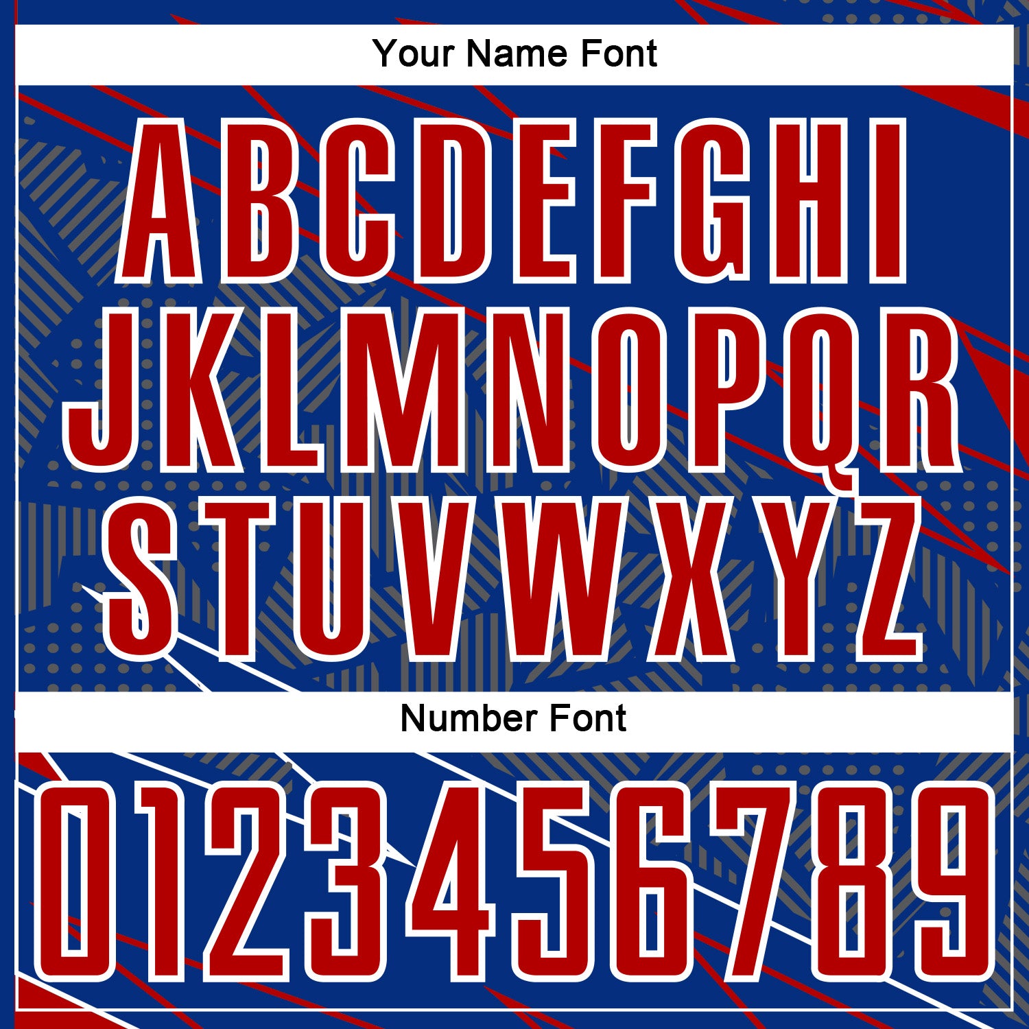 Custom Royal Red-White Lines Sports Sublimation Soccer Uniform Jersey