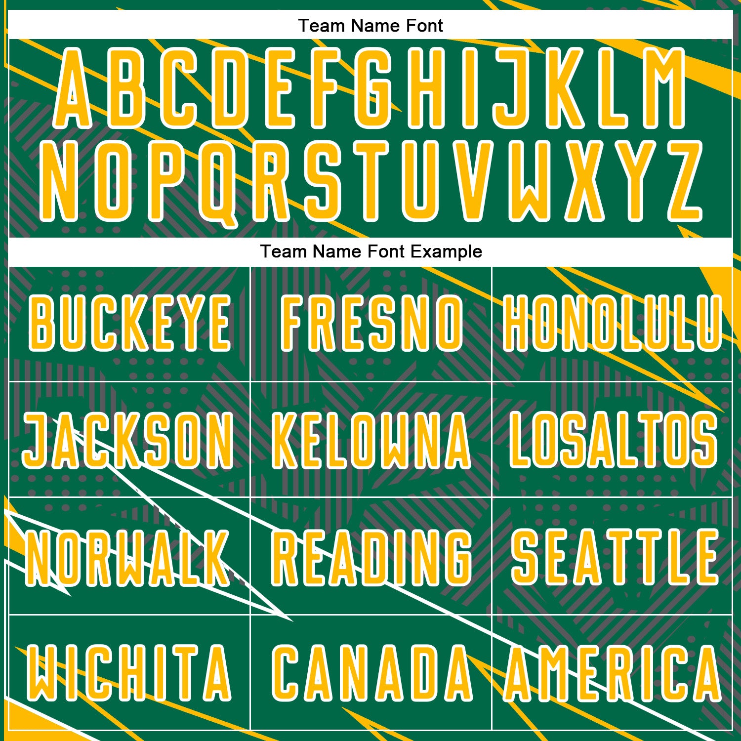 Custom Kelly Green Gold-White Lines Sports Sublimation Soccer Uniform Jersey