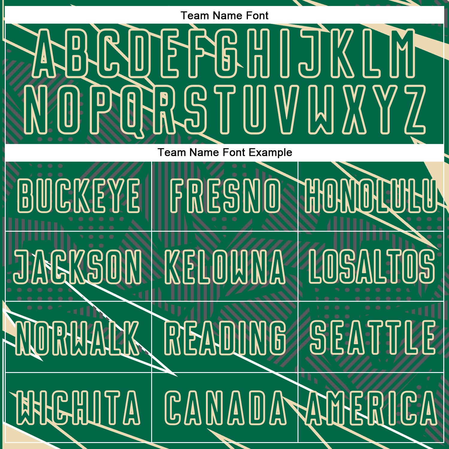 Custom Kelly Green Cream Lines Sports Sublimation Soccer Uniform Jersey