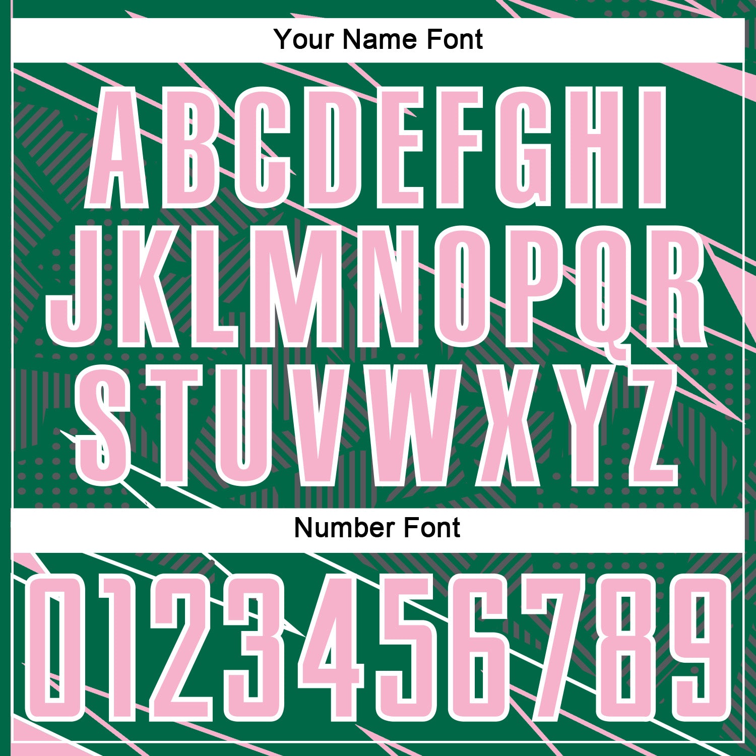 Custom Kelly Green Light Pink-White Lines Sports Sublimation Soccer Uniform Jersey