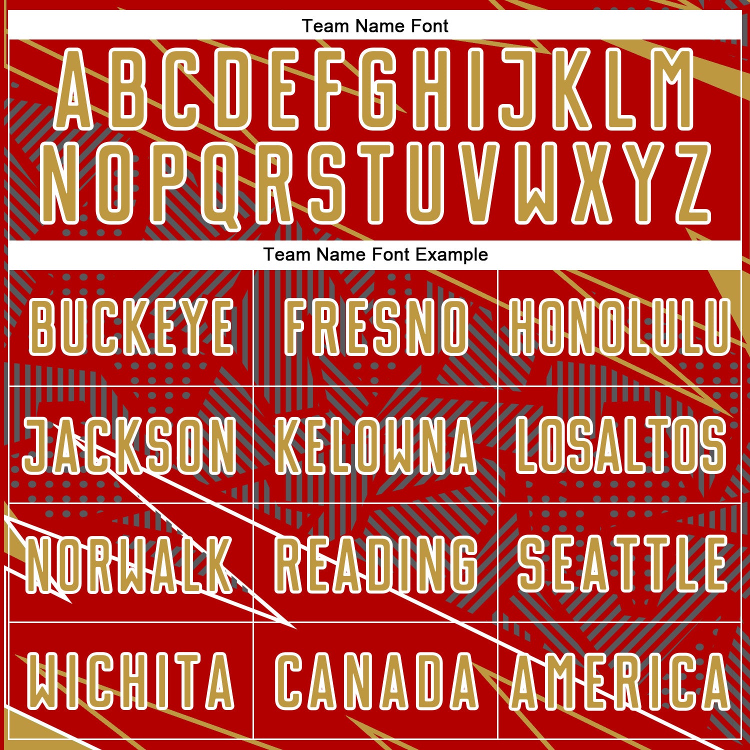 Custom Red Old Gold-White Lines Sports Sublimation Soccer Uniform Jersey