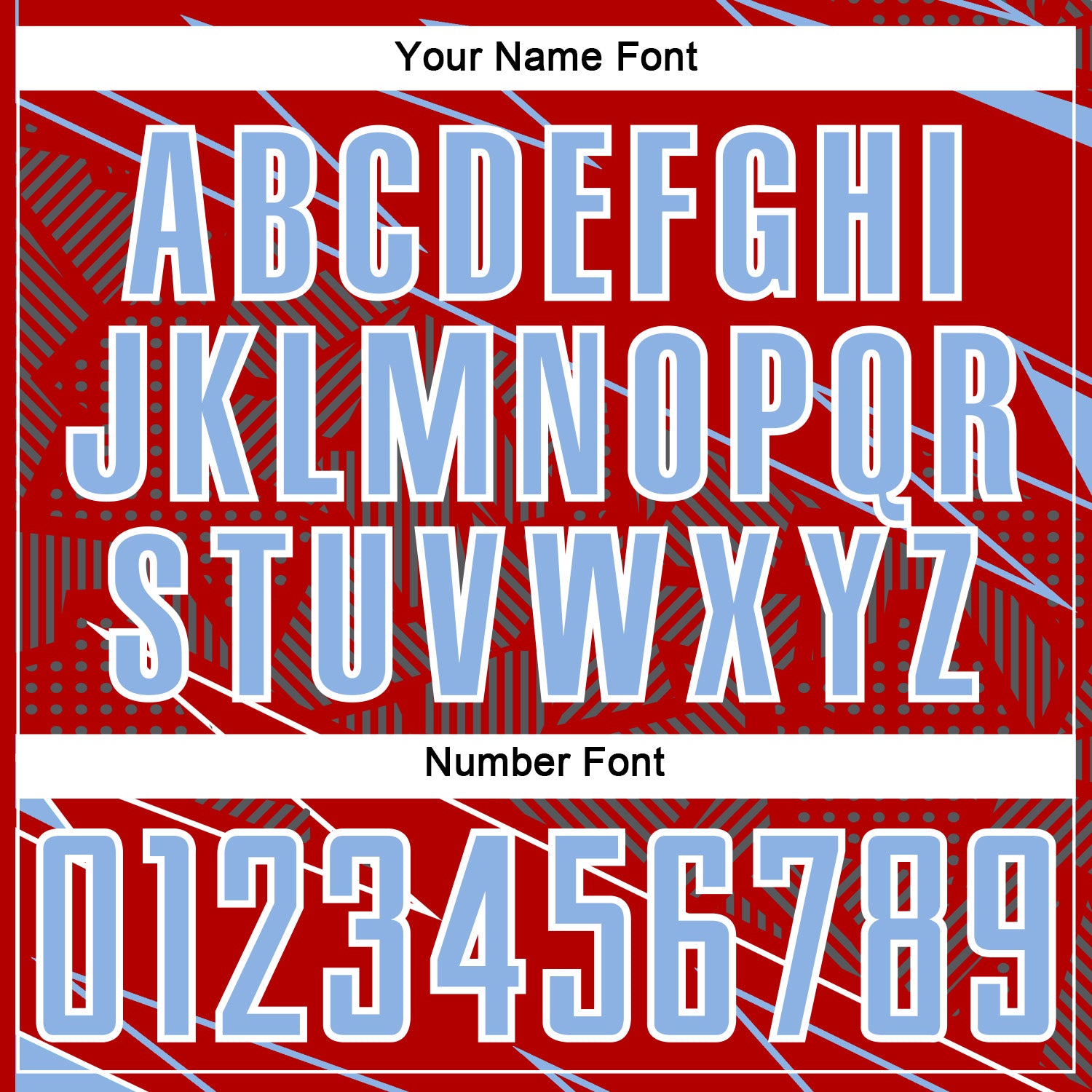 Custom Red Light Blue-White Lines Sports Sublimation Soccer Uniform Jersey