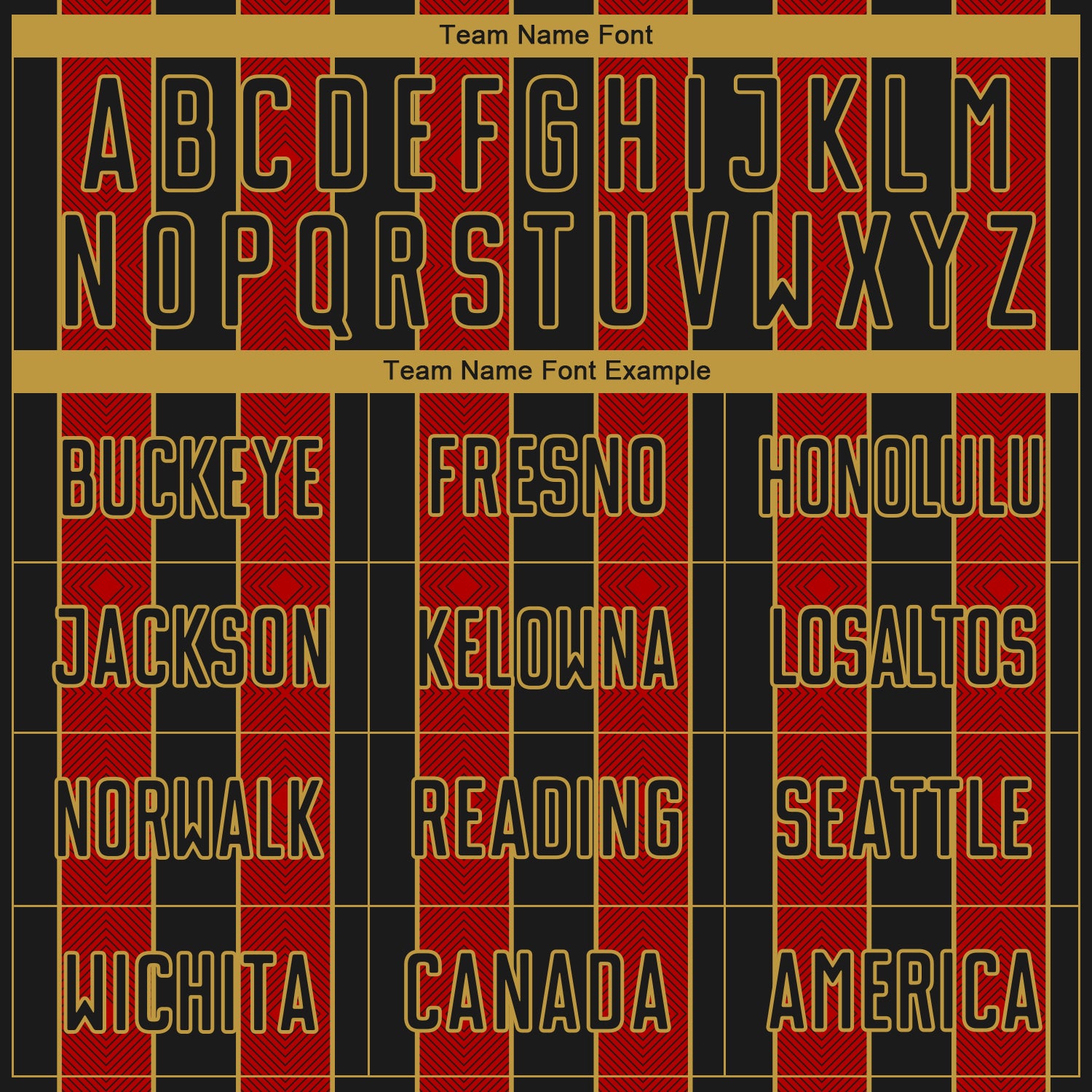 Custom Black Red-Old Gold Pinstripe Line Sports Sublimation Soccer Uniform Jersey