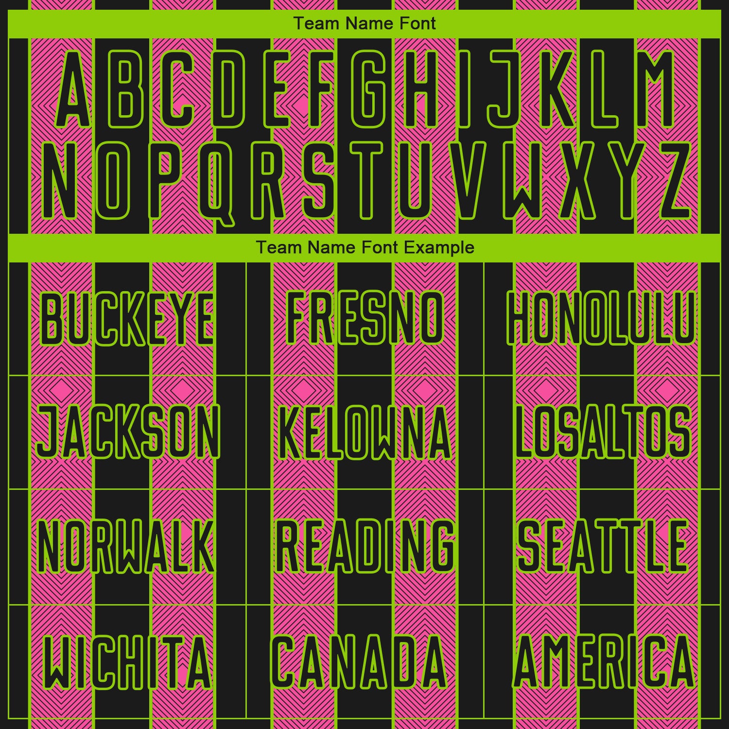 Custom Black Pink-Neon Green Pinstripe Line Sports Sublimation Soccer Uniform Jersey