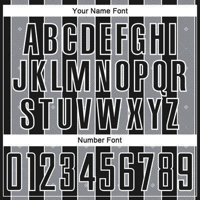 Custom Black Gray-White Pinstripe Line Sports Sublimation Soccer Uniform Jersey
